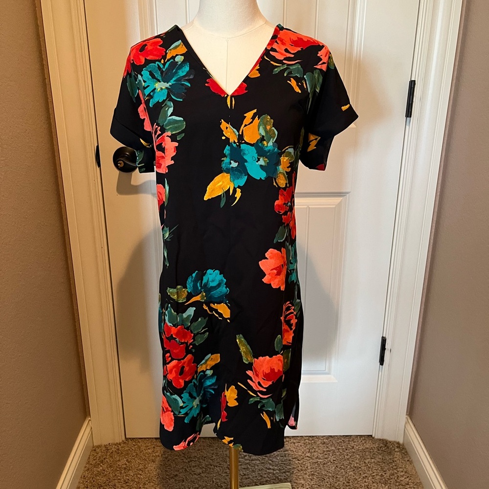 a new day Black Floral Dress